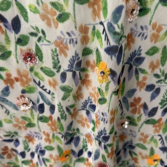 Maeve Ara Beaded Bias Midi Skirt - Picture 7 of 9